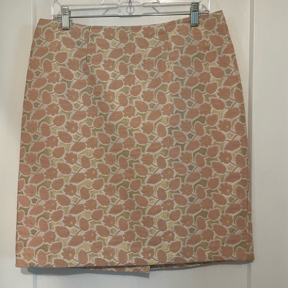 Merona pink and gold floral pencil skirt - Picture 3 of 11